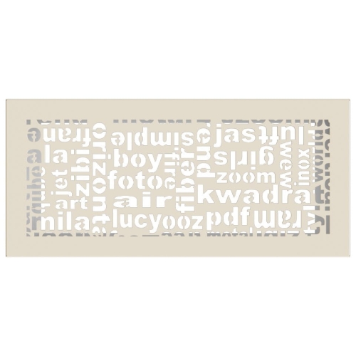 Kratka ABC 17x37 cm