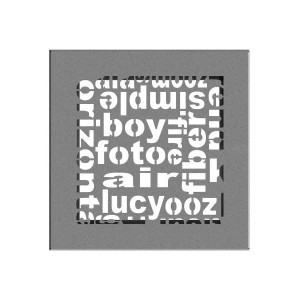 Kratka kominkowa ABC 17x17 cm Granito