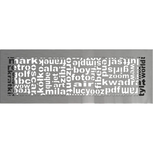 Kratka ABC 17x49 cm