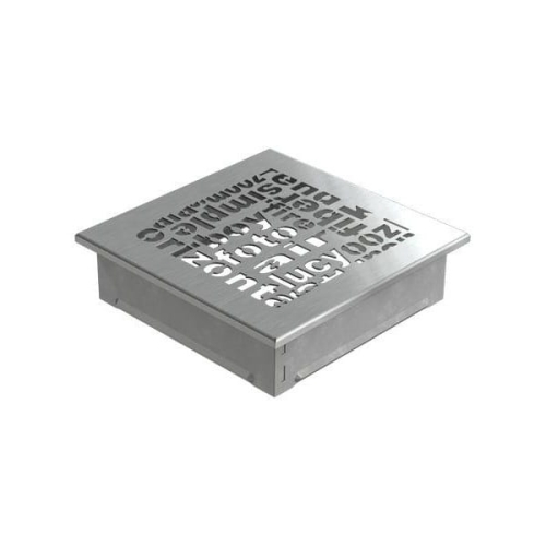 Kratka ABC 17x17 cm Szlifowana