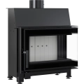 Kominek stalowy Simple Prawy BS 6 kW