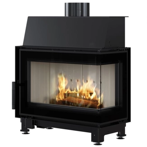 Kominek stalowy Simple Prawy BS 6 kW