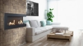 Biokominek Delta 900x280 Prawy