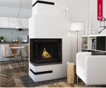 Luft 2 szt 60x40x9 Góra i Dół Czarne