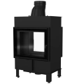 Kominek stalowy Lucy Tunel 12 kW