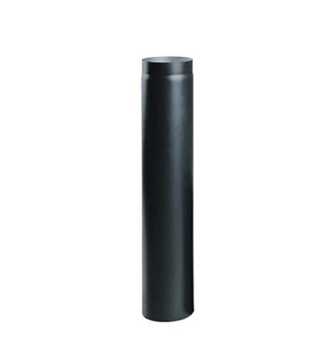 Rura Spalinowa fi 200 1m Czarna Blacha 2mm