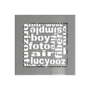 Kratka kominkowa ABC 17x17 cm Szlifowana