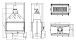 Kominek Stalowy Hitze ARDENTE DUO 90×41.DSS Rysunek Techniczny.webp