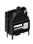 Kominek_Stalowy_Hitze_ARDENTE DUO 105×43.DGS