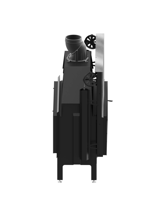 Kominek Stalowy Hitze ARDENTE DUO 120×43.DGS