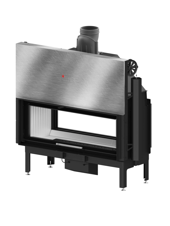Kominek Stalowy Hitze ARDENTE DUO 120×43.DGS