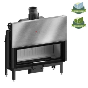 Kominek stalowy Hitze ARDENTE 120×43.G