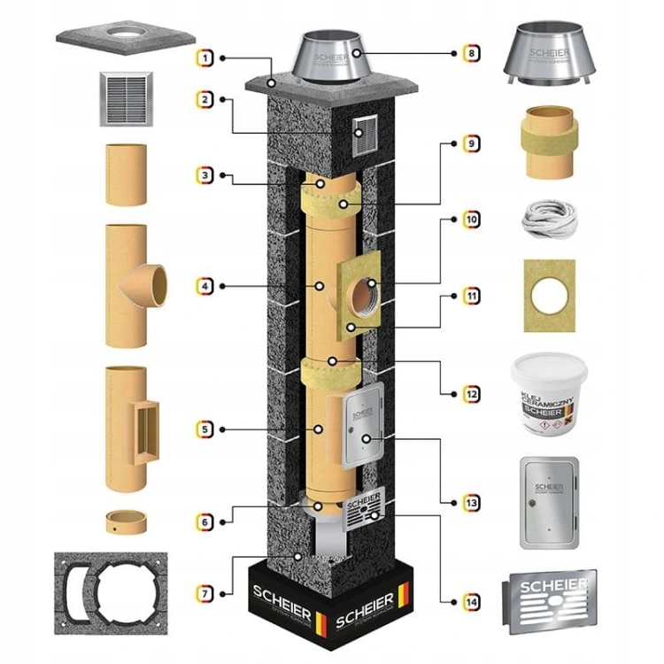 Komin Ceramiczny Standard