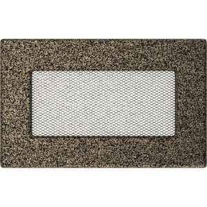 Kratka kominkowa 11x17 cm Czarno-złota