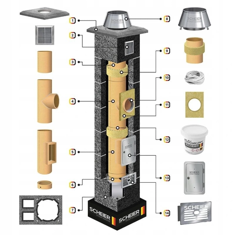 Komin Ceramiczny Standard