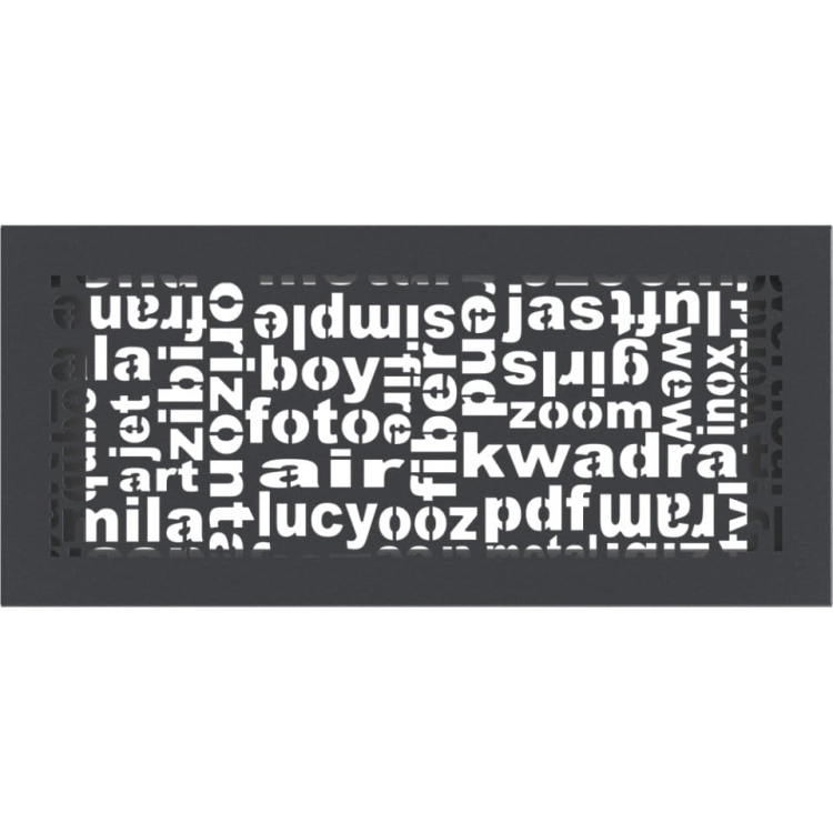 Kratka ABC 17x37 cm