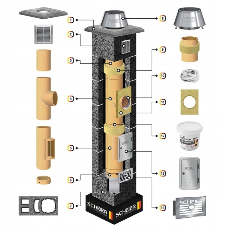 Komin Ceramiczny Standard