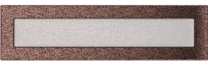 Kratka kominkowa 11x42 cm Miedziana