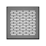 Kratka kominkowa 17x17 Podłogowa z Przyłączem