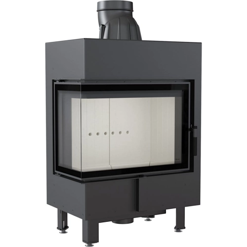 Kominek stalowy Lucy Lewy BS 12 kW