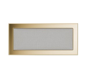 Kratka kominkowa 17x37 cm Złota