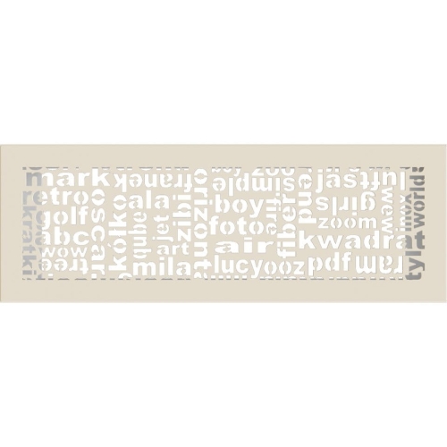 Kratka ABC 17x49 cm