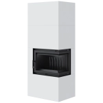 Kominek narozny SiIMPLE BOX 8 KW Biały - prawostronny_3.webp