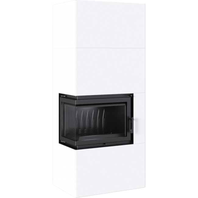 Kominek narozny SiIMPLE BOX 8 KW Biały - lewostronny_3.webp