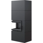 Kominek narozny SiIMPLE BOX 8 KW czarny - lewostronny_3.webp