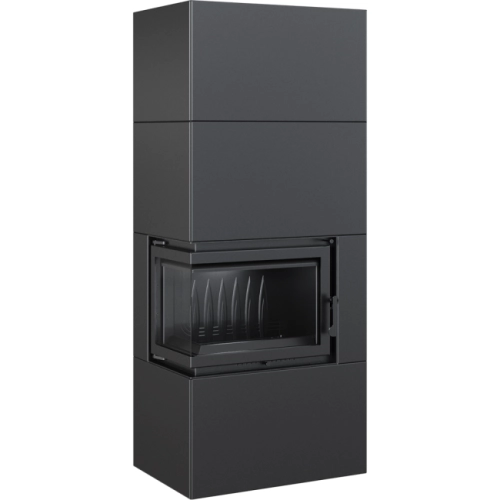 Kominek narozny SiIMPLE BOX 8 KW czarny - lewostronny_1.webp