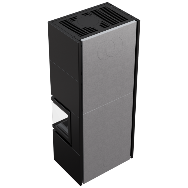 Kominek narozny SiIMPLE BOX 8 KW Czarny - prawostronny_5.webp