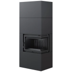 Kominek narozny SiIMPLE BOX 8 KW Czarny - prawostronny_3.webp