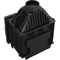 Kominek żeliwny Zuzia Eco 12 kW Deco