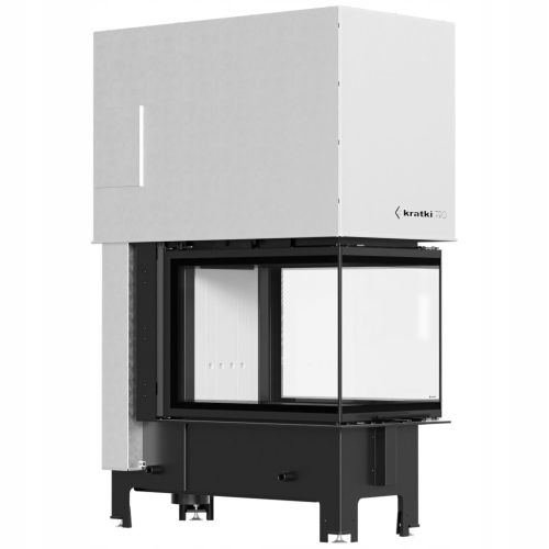 Kominek KRATKI REGNOR 500/700 8 kW Ø 200 3-szybowy