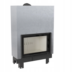 Kominek powietrzny stalowy KRATKI MBO 15 kW Ø 200 Gilotyna