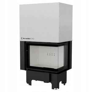 Kominek powietrzny stalowy KRATKI VNP 700/480 12 kW Ø 200 Gilotyna