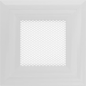 Kratka kominkowa 11x11 cm Biała Oskar