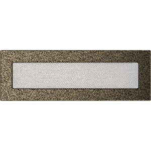 Kratka kominkowa 11x32 cm Czarno-złota
