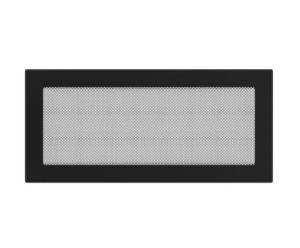 Kratka kominkowa 17x37 cm Czarna