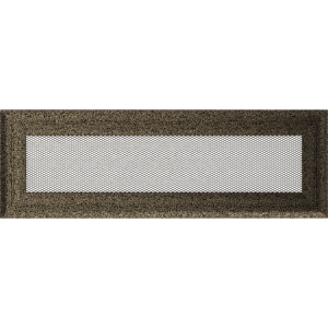 Kratka kominkowa 11x32 cm Oskar  Czarno-złota