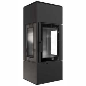 Piec kominkowy KRATKI THOR VIEW Ø 150 8 kW