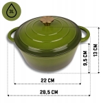 GARNEK-ZELIWNY-3L-EMALIOWANY-POKRYWKA-OLIWKOWY-GAZ-INDUKCJA-PIEKARNIK-22CM-Marka-HAGE.jpg