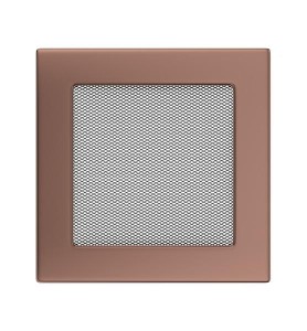 Kratka kominkowa 17X17  Miedź Galwaniczna
