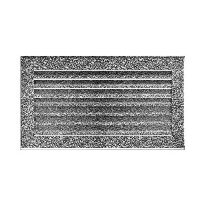 Kratka kominkowa 17x30 cm Fresh Czarno-srebrna