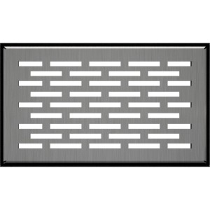 Kratka kominkowa 11x17 cm Podłogowa z Przyłączem Szlifowana