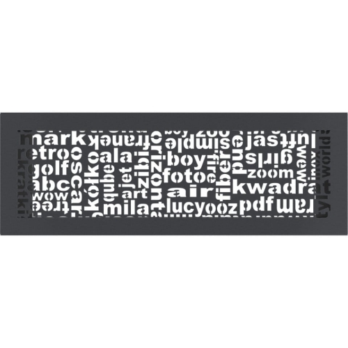 Kratka ABC 17x49 cm