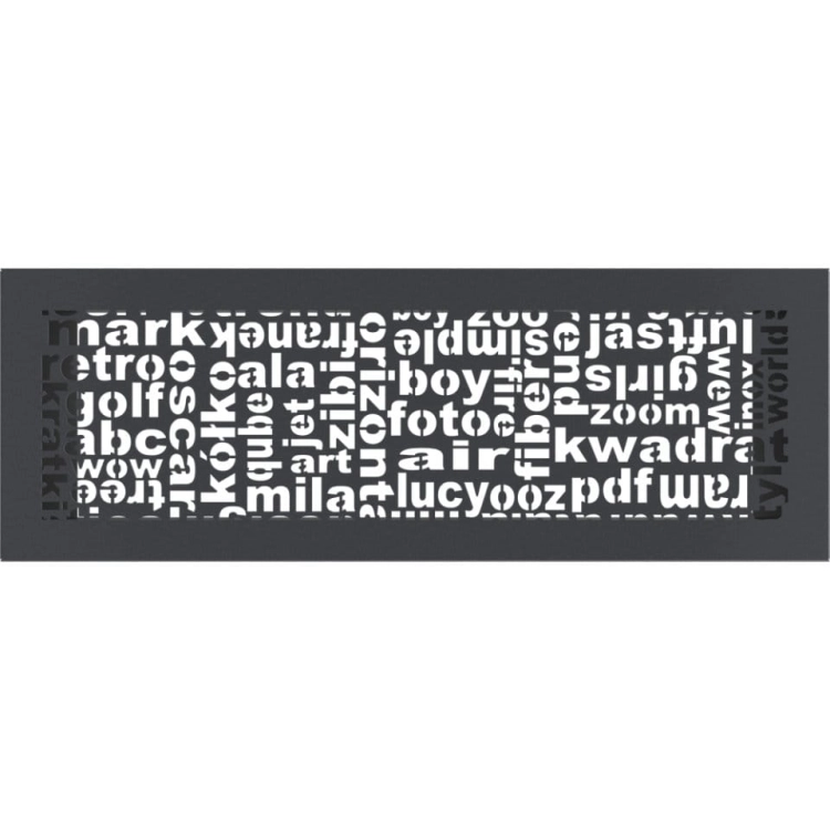 Kratka ABC 17x49 cm