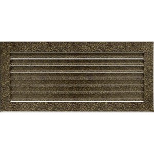 Kratka kominkowa 17x37 cm Fresh Czarno-złota