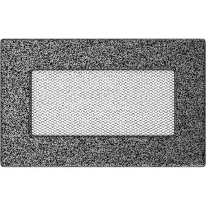 Kratka kominkowa 11x17 cm Czarno-srebrna