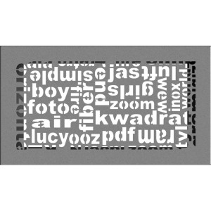 Kratka kominkowa ABC 17x30 cm Granito